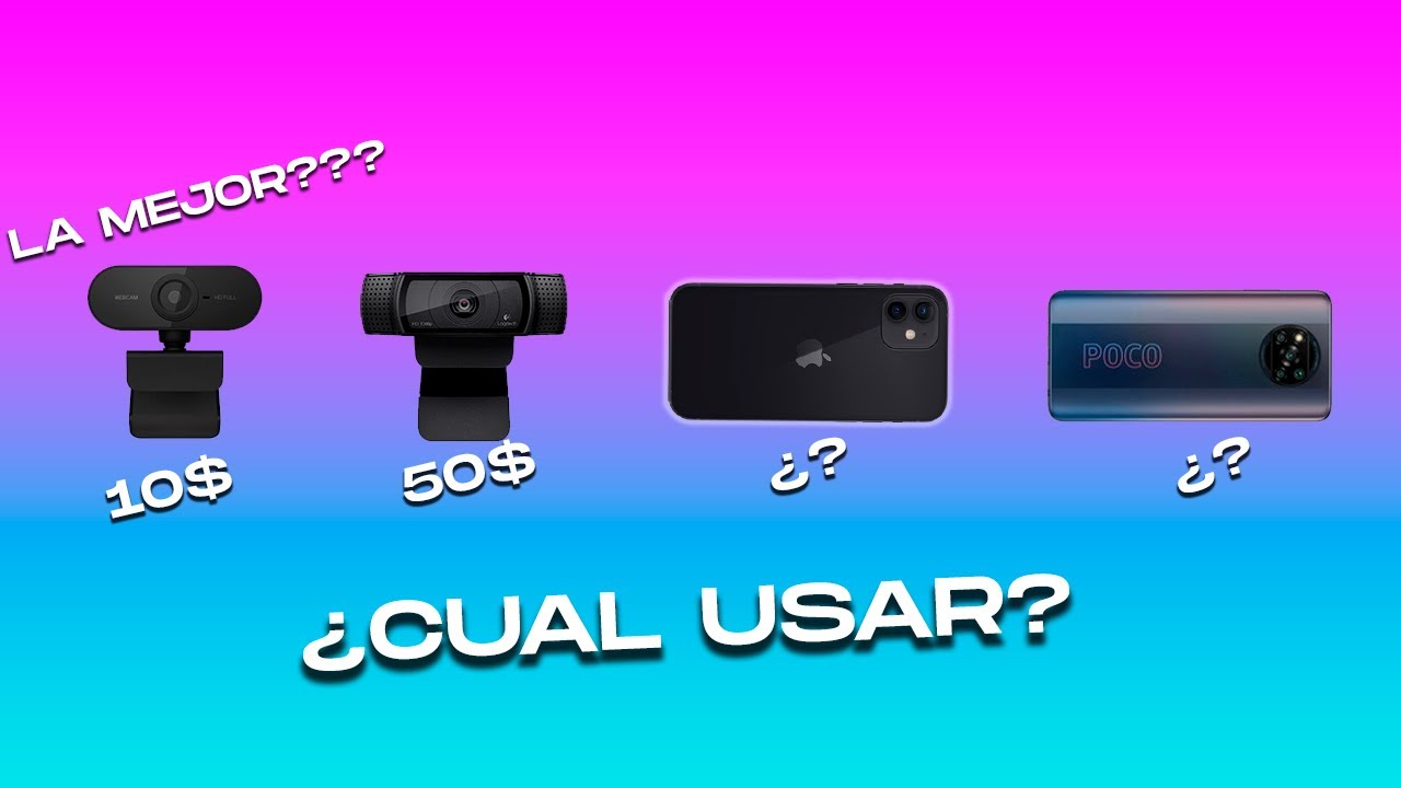 &iquest;Cual es LA MEJOR WEBCAM ECONOMICA? l comparativa WEBCAMS ECONOMICAS