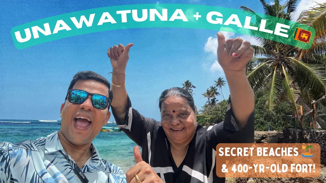 Sri Lanka’s Hidden Paradise! 🇱🇰 Unawatuna & Galle Adventure (Beaches, Forts & Food!)