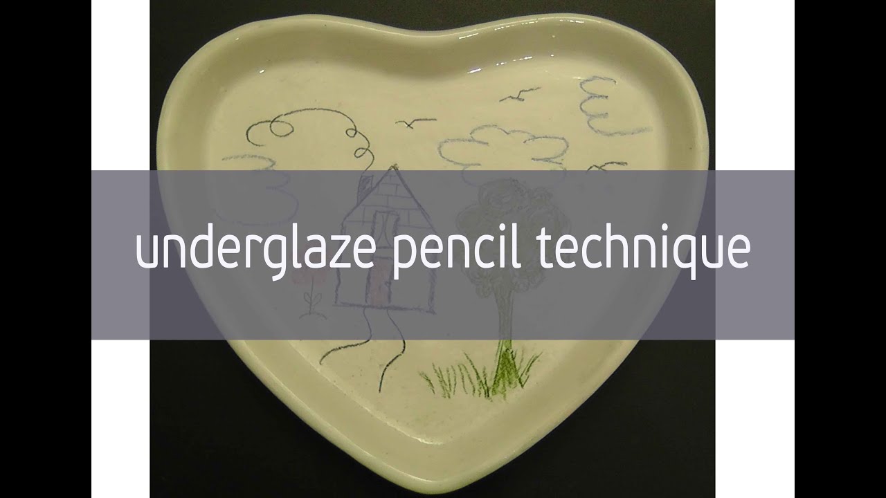 How to use Underglaze Pencils