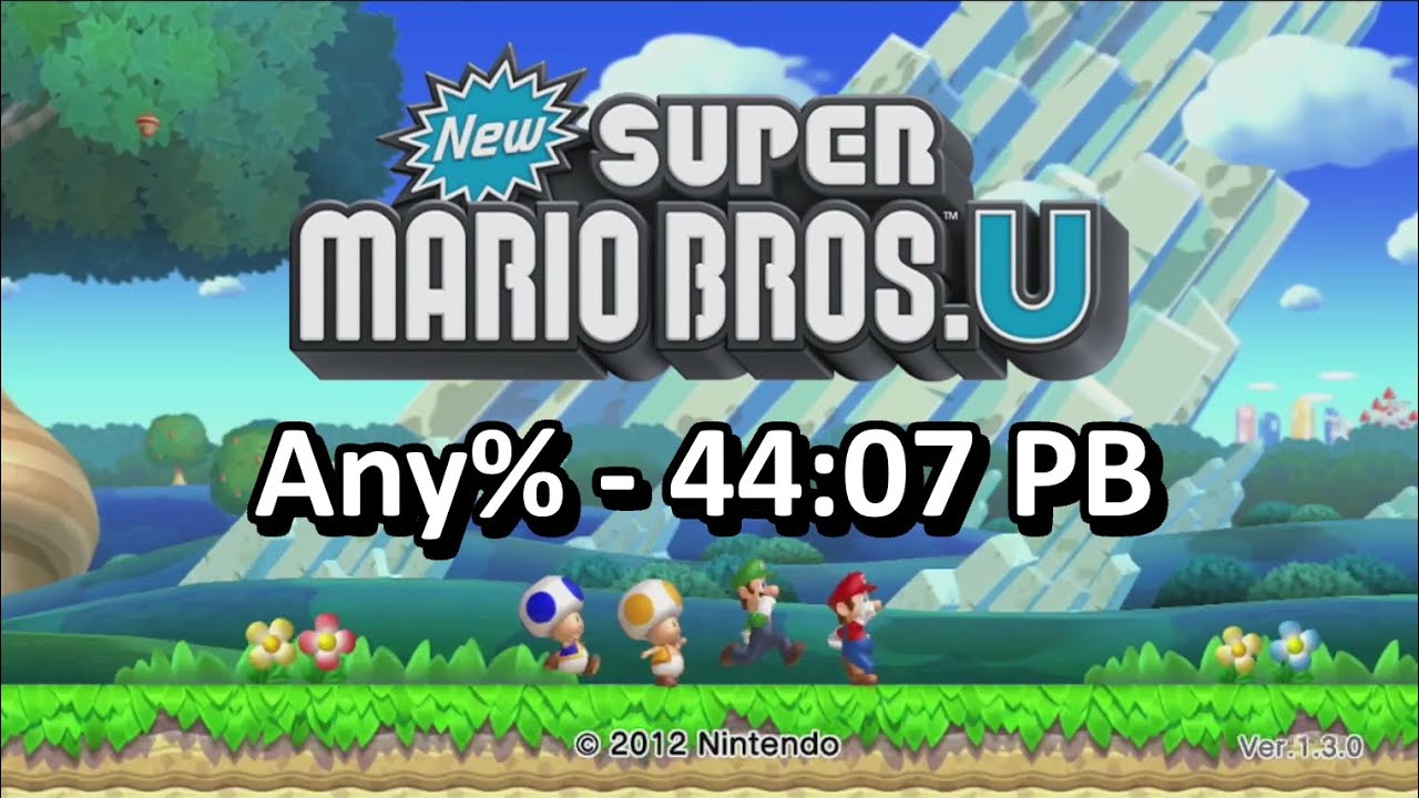 [44:06] New Super Mario Bros. U - Any% PB