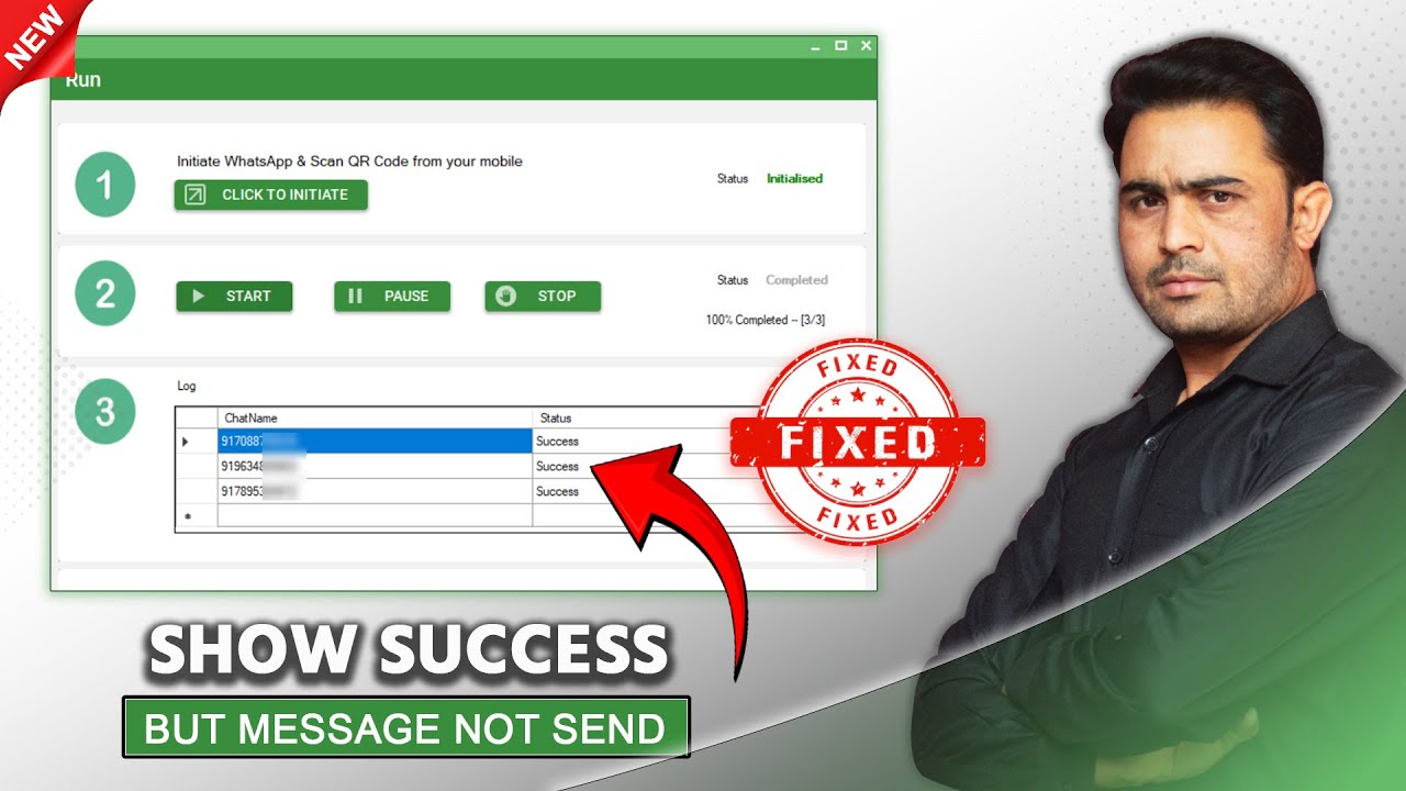 Problem fixed wa sender not sending message but showing success | wa sender fix problem #wasender
