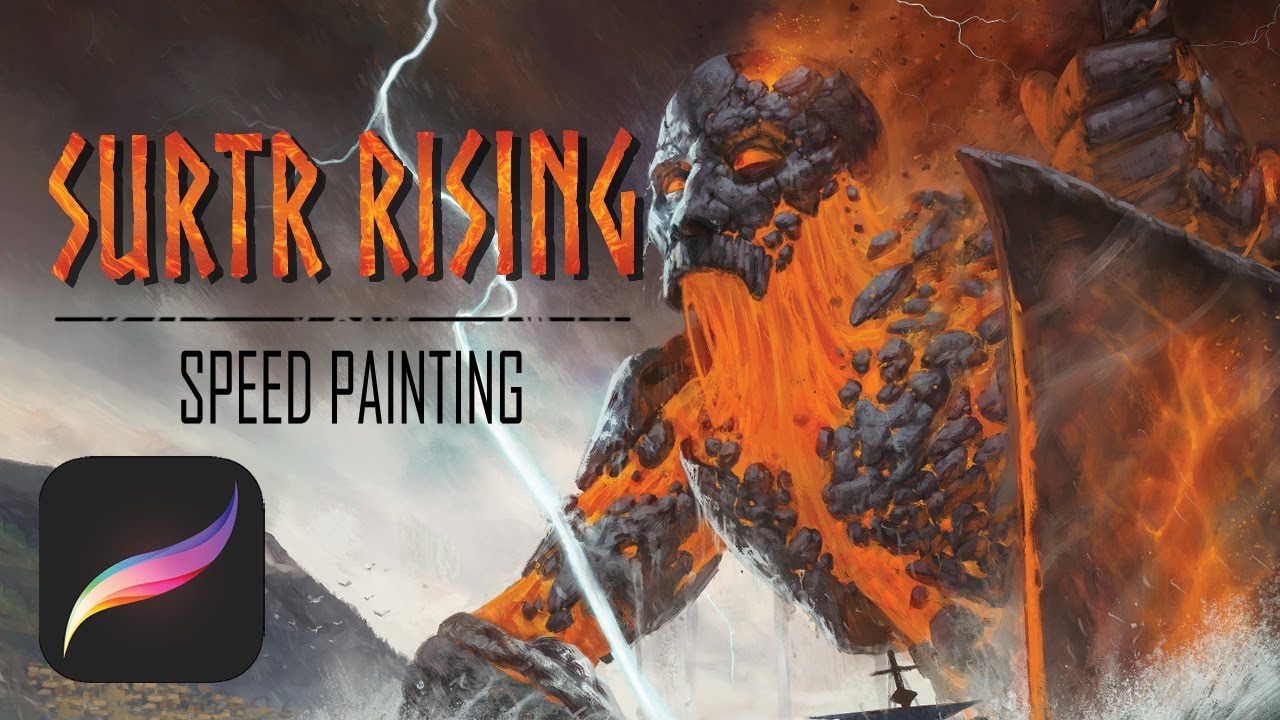 Surtr Rising | Digital Painting Time-lapse