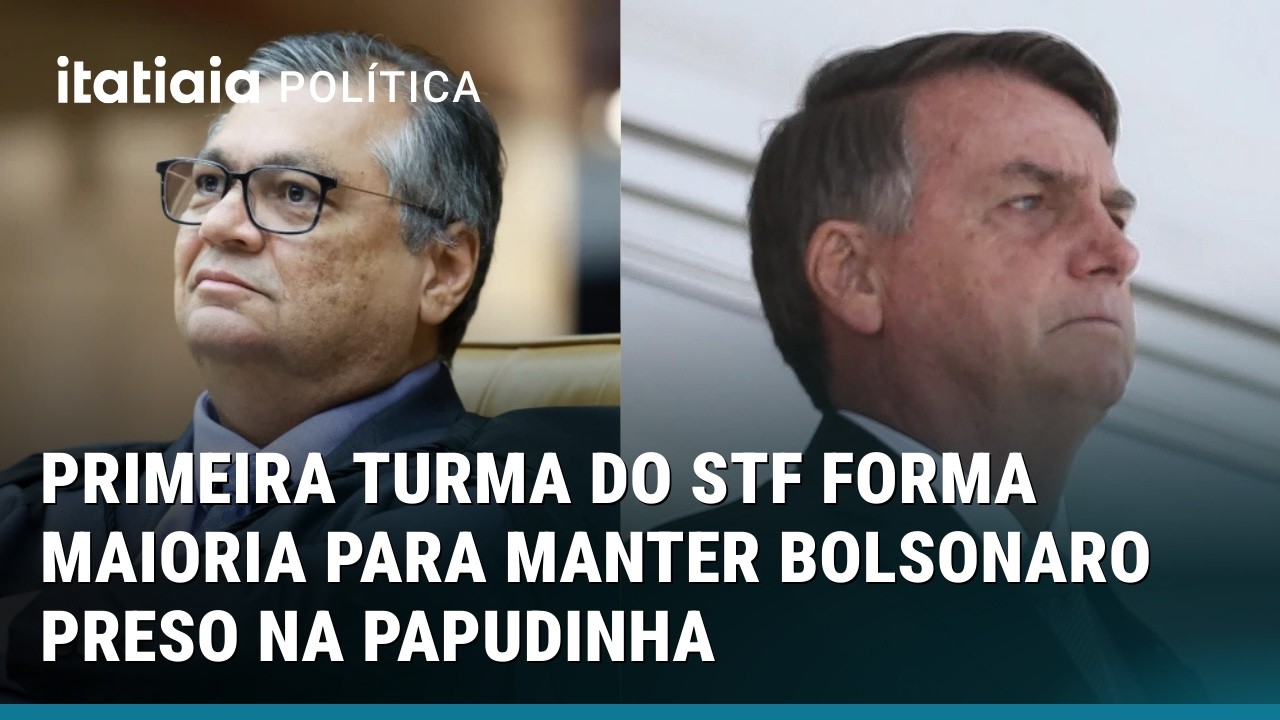 PRIMEIRA TURMA DO STF FORMA MAIORIA PARA MANTER BOLSONARO PRESO NA PAPUDINHA