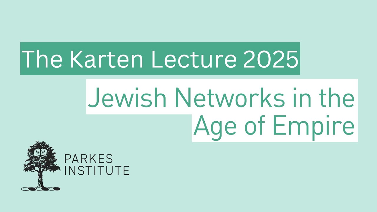 Jewish Networks in the Age of Empire | Karten Lecture 2025