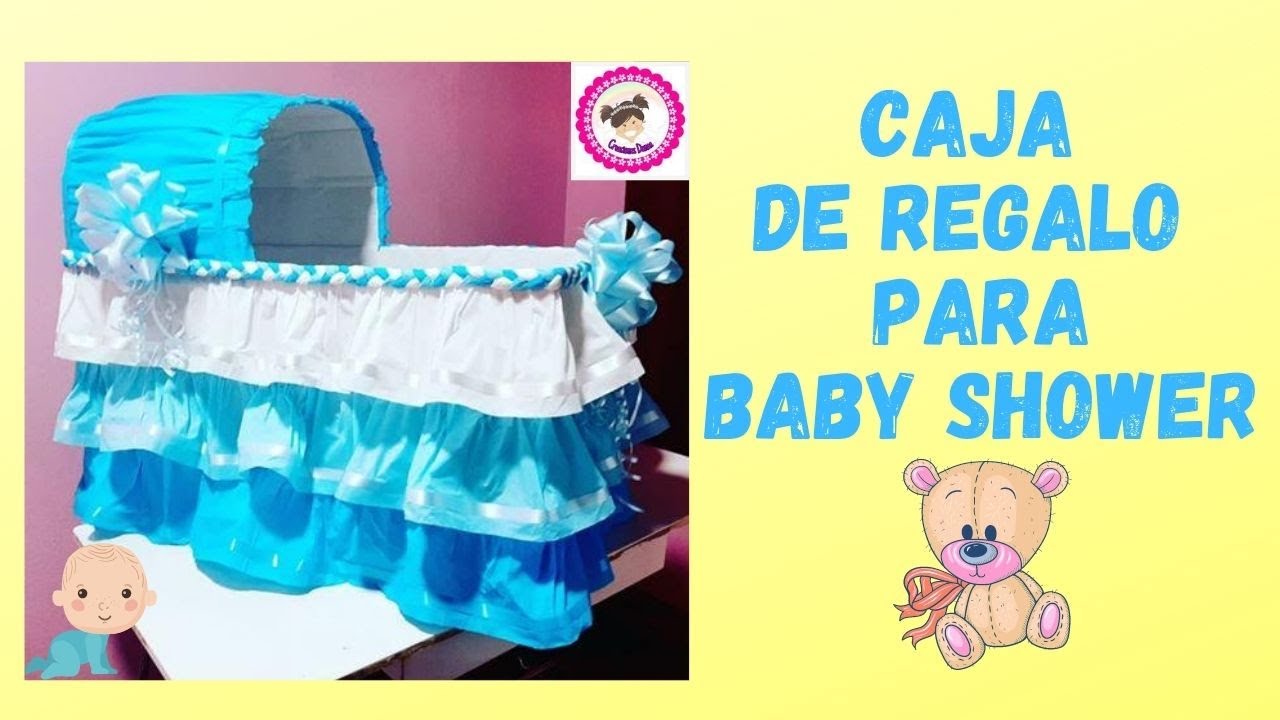 COMO HACER UNA CAJA DE REGALO DE CUNA PARA BABY SHOWER