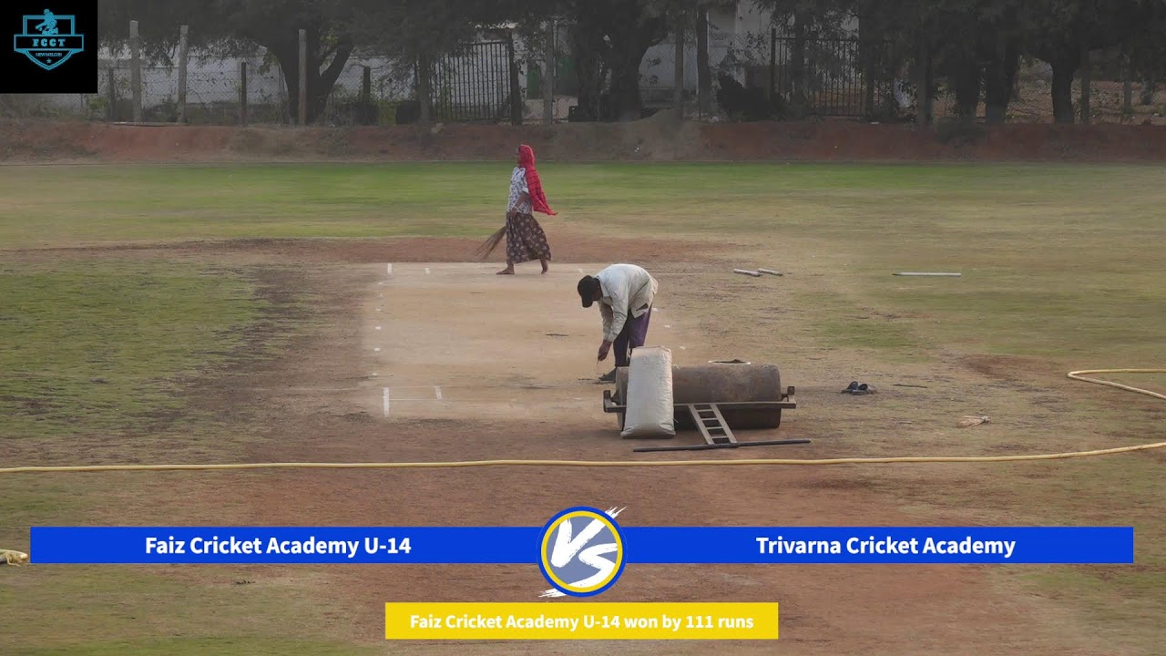 TRIVARNA CRICKET ACADEMY VS FAIZ CRICKET ACADEMY || FCCT U 14 WEEKDAYS 50 OVERS TOURNAMENT
