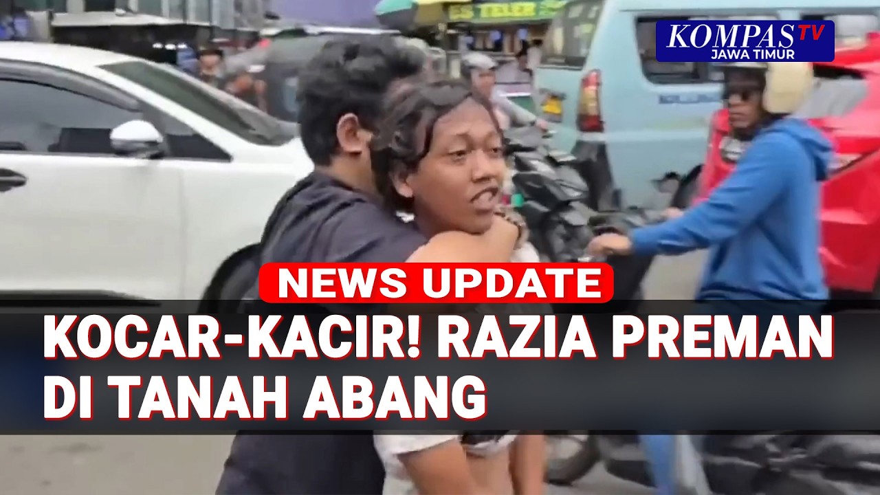 Aksi Pengejaran Warnai Razia Premanisme di Tanah Abang Jelang Ramadan