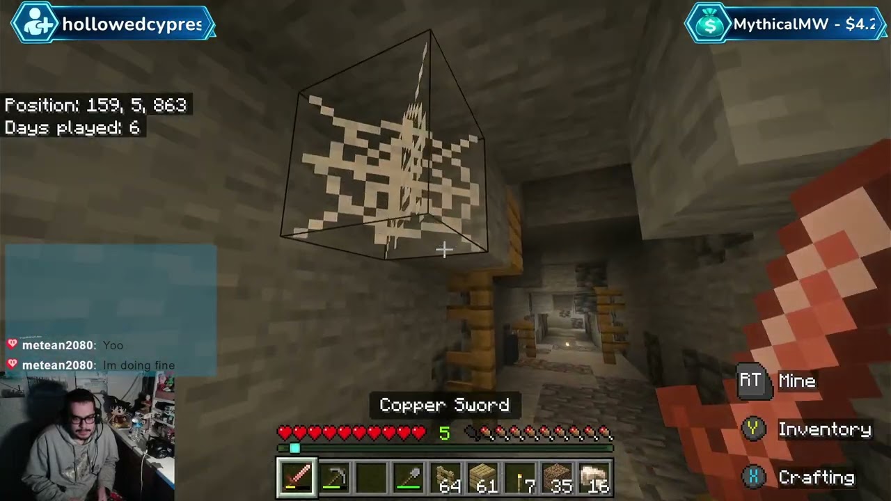 Dying to Creepers on Minecraft Xbox | Day 2