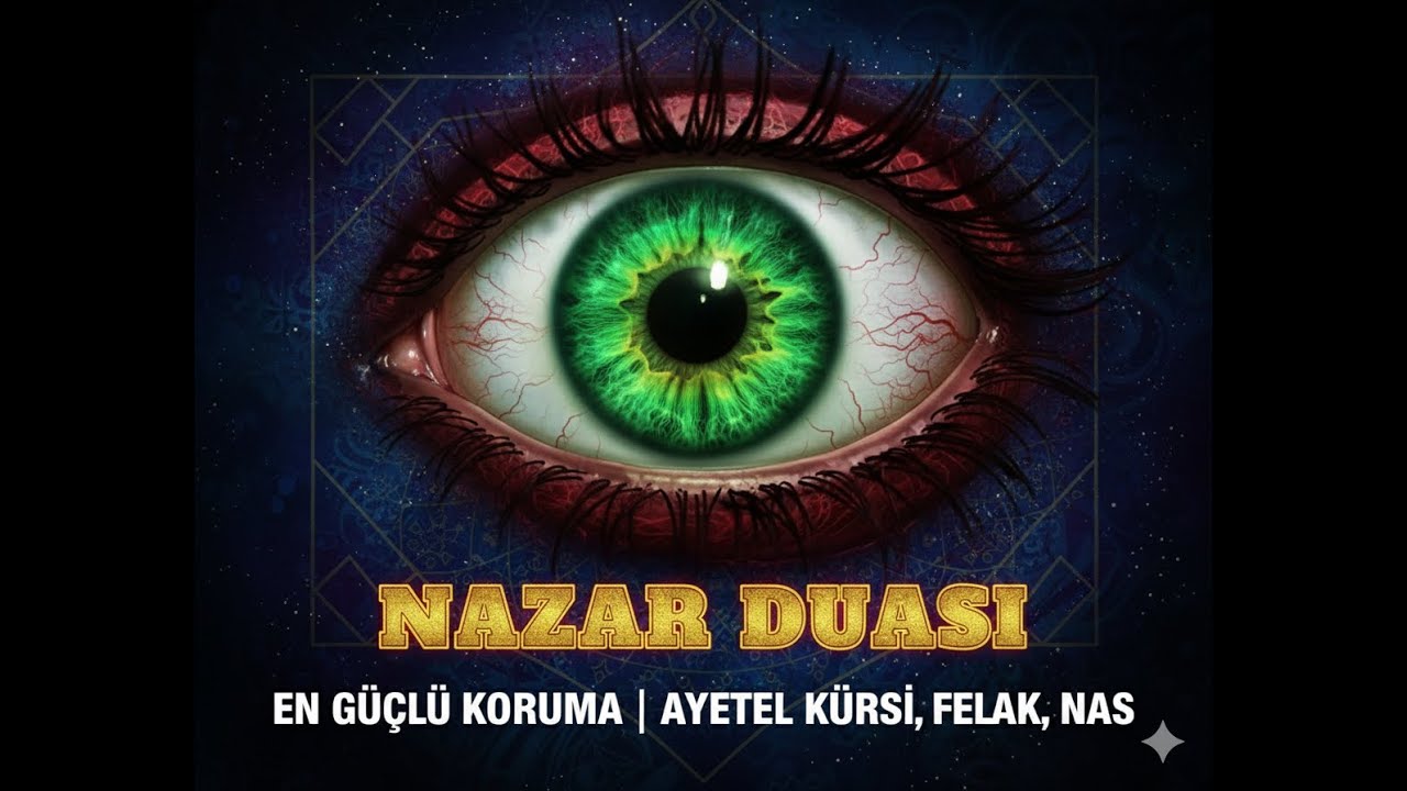 Nazar Duası ve Ruqyah | Ayetel Kürsi, Felak, Nas, Kalem Suresi | Dinle ve Rahatla