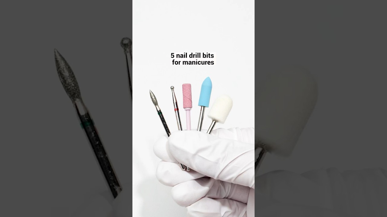 ⚠️ 5 Nail Drill Bits you MUST-HAVE for Nail Prep!  #nails #naildrill #drillbits #musthaves