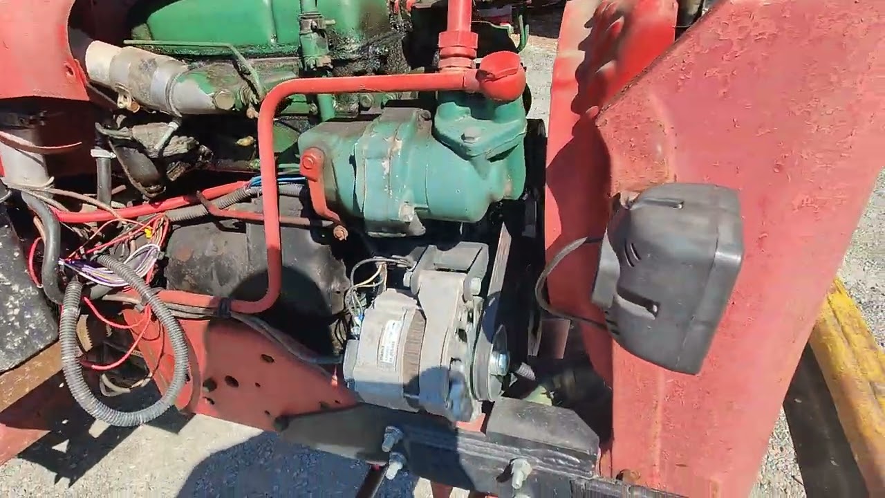 Volvo BM 320 Turbo Förklaring av olja och vatten.