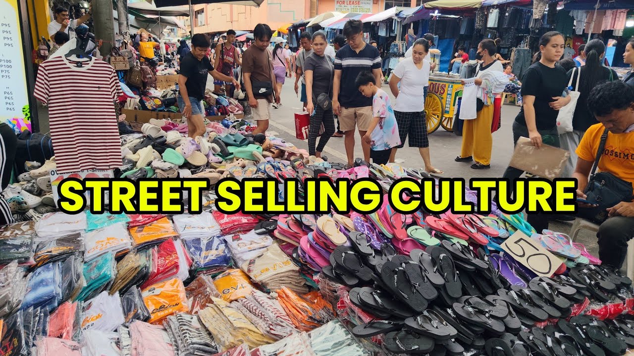 🇵🇭  AMAZING SIDEWALK VENDORS IN THE PHILIPPINES | STREET SELLING CULTURE - Baclaran Manila 