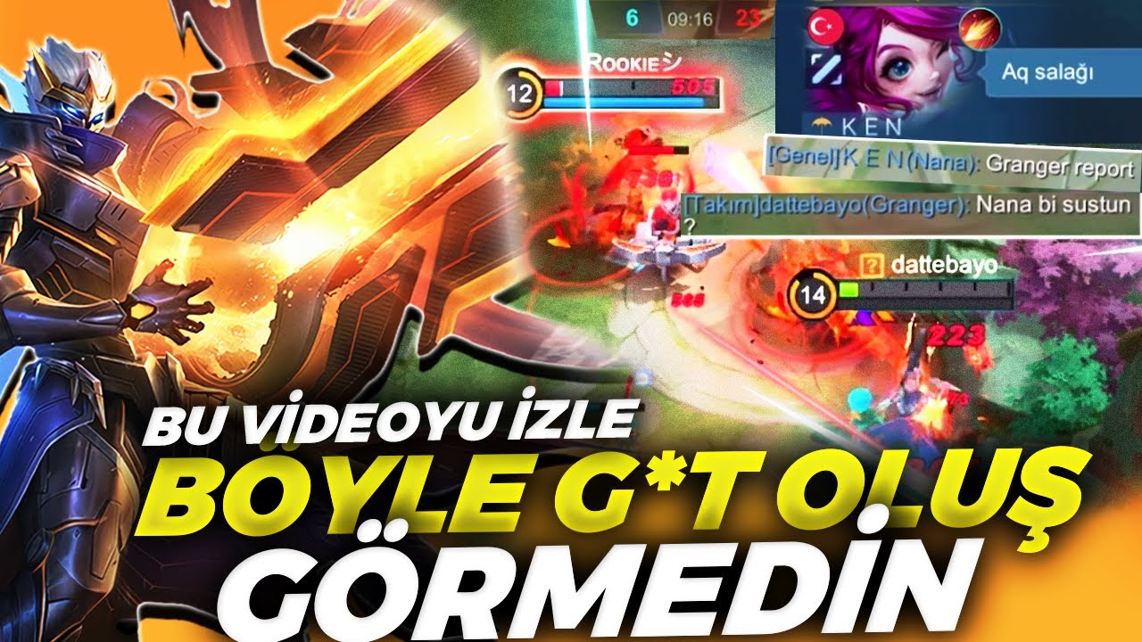 DAHA ÖNCE BÖYLE G*T OLUŞ GÖRMEDİN !! BENİ TANIMADI SÖVDÜ TAŞIDIM SUSTU Granger | Mobile Legends