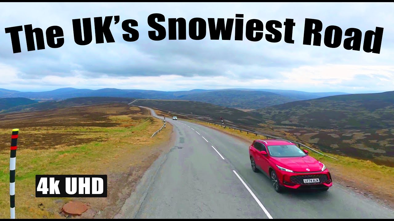 Scenic Drive Thru the Cairngorms | A939 Lecht Pass & Cock Bridge | 4K Journey | Real-Time Road Trip