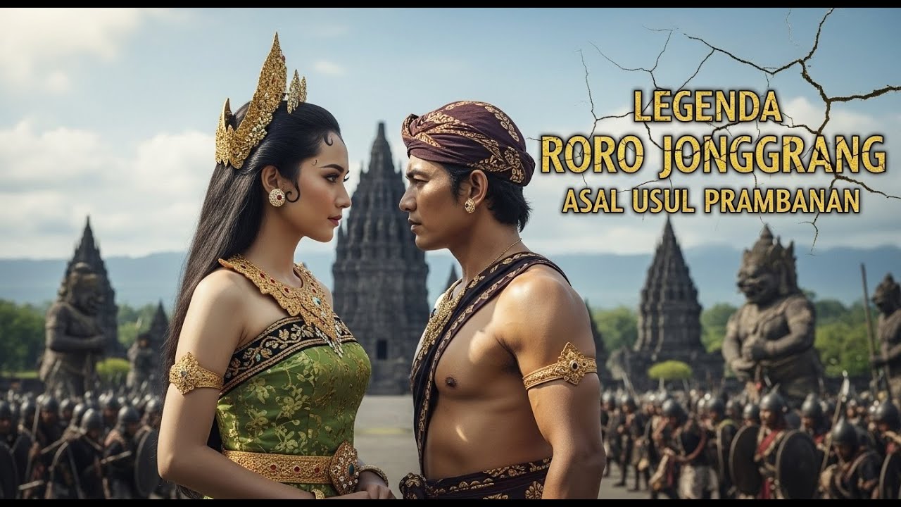 LEGENDA RORO JONGGRANG, KUTUKAN CINTA BANDUNG BONDOWOSO DAN ASAL USUL CANDI PRAMBANAN