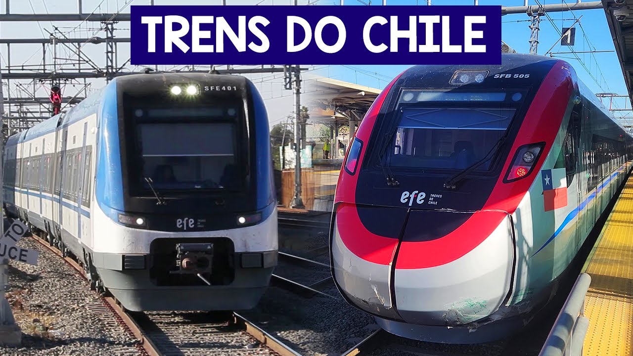 OS TRENS DE SANTIAGO DO CHILE