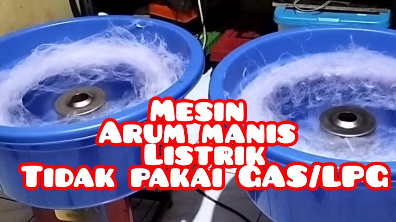 Mesin Arum Manis listrik,tidak pakai GAS/LPG