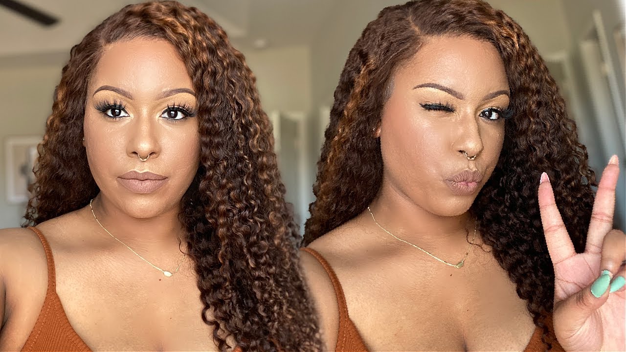 💰💰💰| This Color, These Curls! 😍❤️ | Golden Highlight Curly Human Hair Wig | Yvonne | ft. RPGSHOW