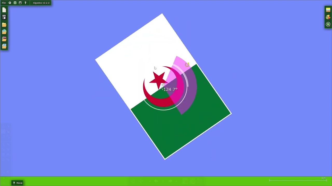 flag band 1 but i made in algodoo