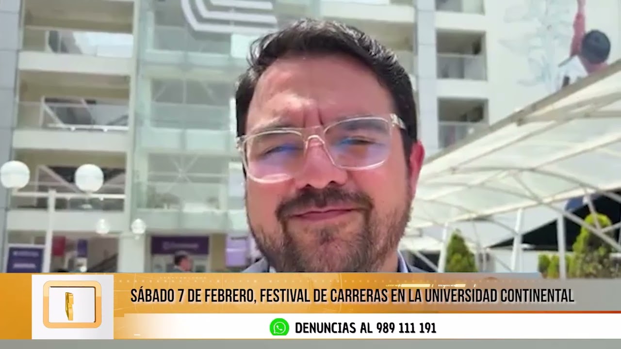 Festival de carreras se realizará en la Universidad Continental