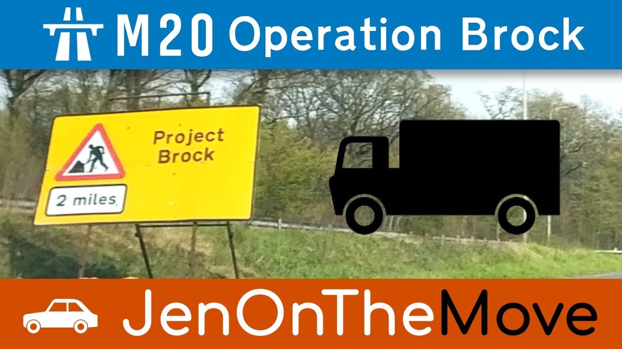 Operation Brock - Using the M20 as a Lorry Park