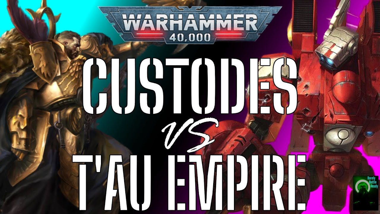 Custodes vs T'au Empire! Warhammer 40K Battle Report! 2000 points - 10th Edition Leviathan