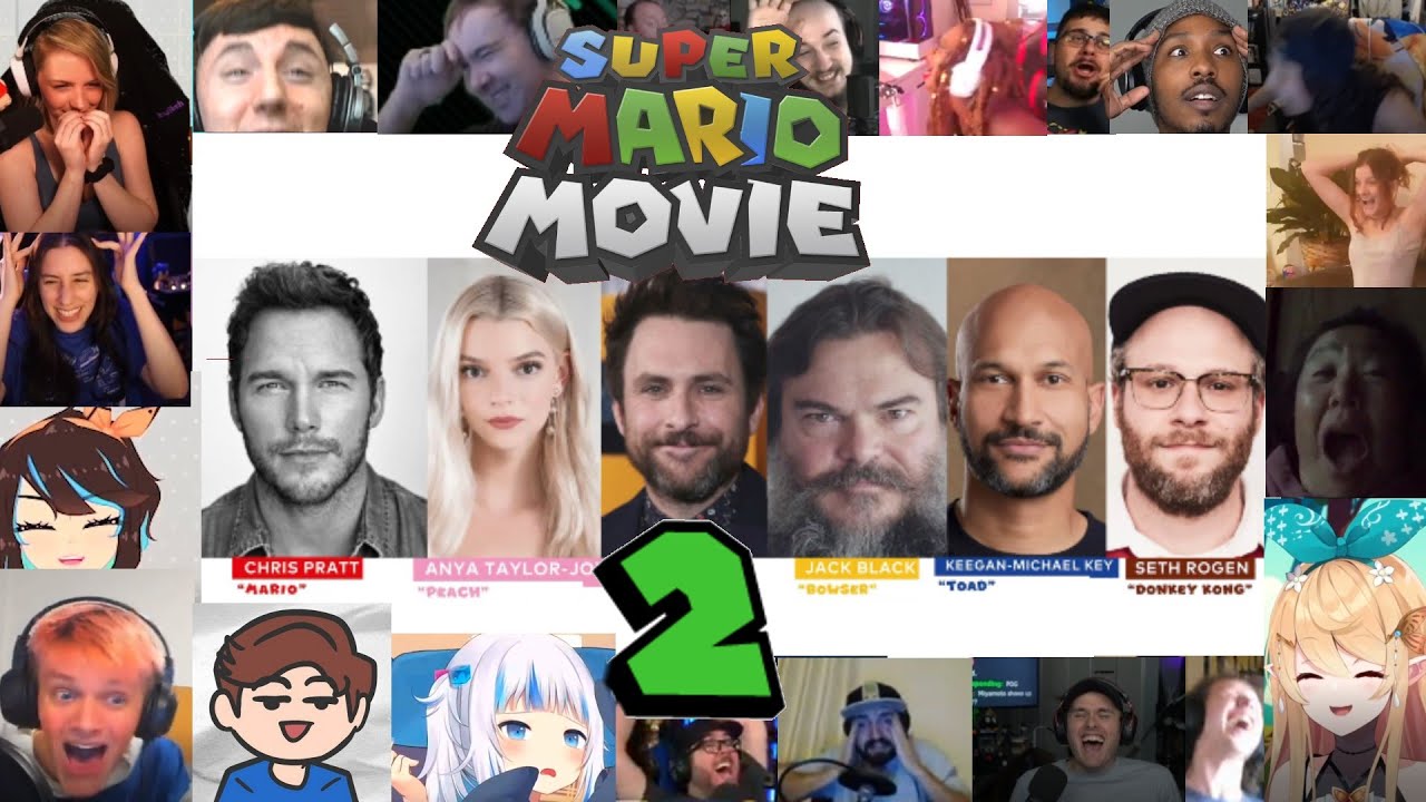 The Internet Laughs at The Mario Movie Cast 2