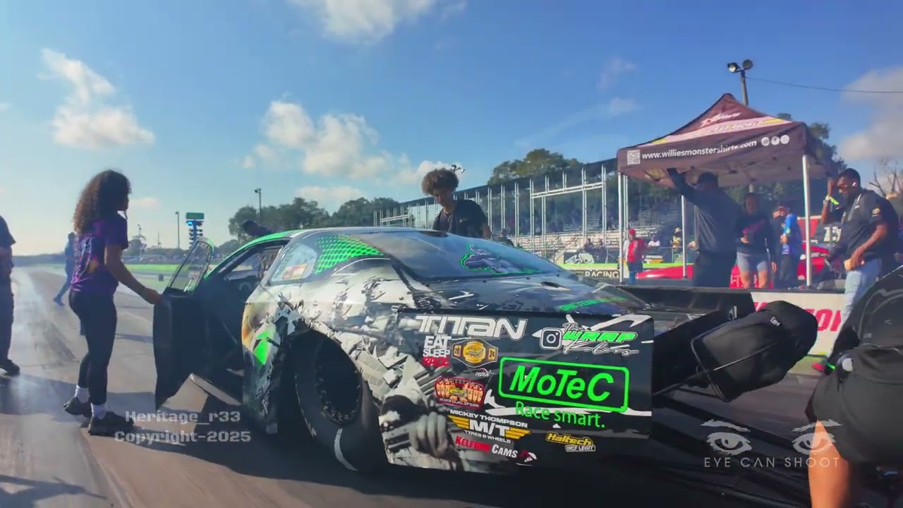 “Natty Racing Supra” near 80 degrees and humid. 5.606 -263.98 mph. 🤯 🚗 💨 