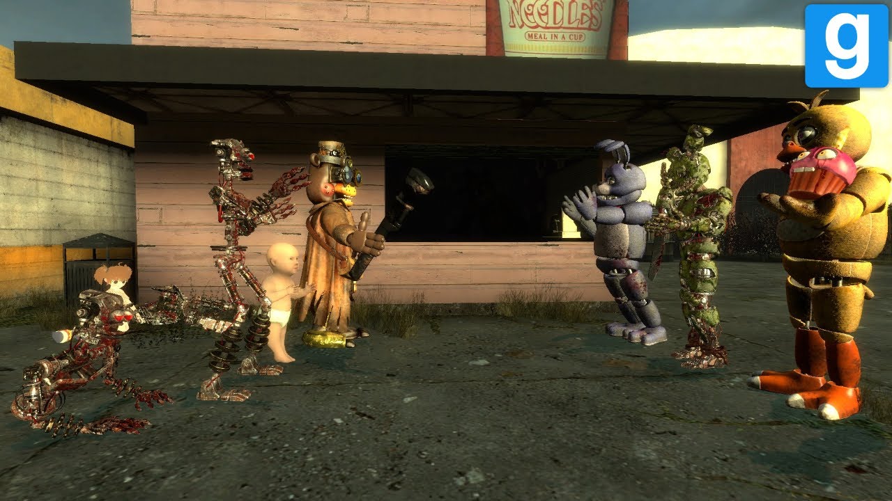 GMOD FNAF | FUNLAND WAS SUPPOSED TO BE FUN… / The River Town 7