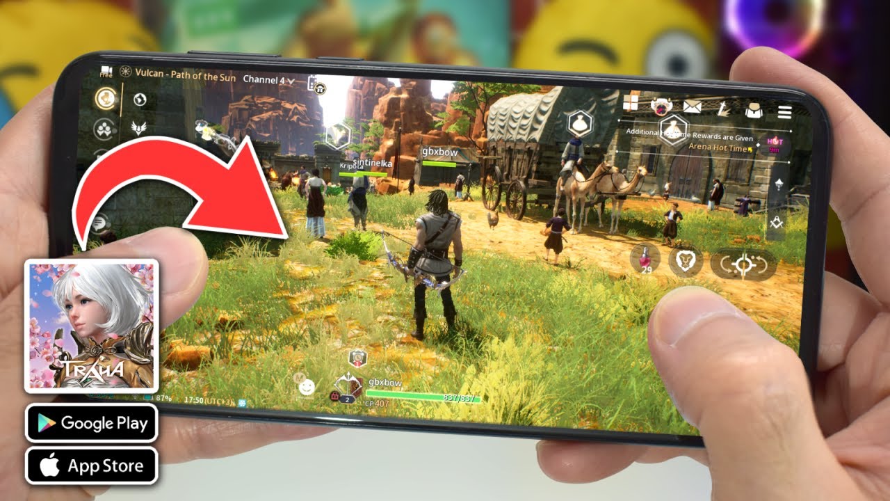 Traha Gameplay | Classes & Graphics Detail (Android, iOS & PC) - Poco F4 GT