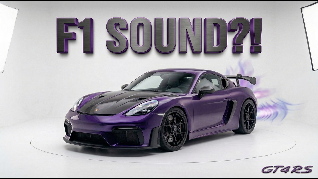 We Put an F1 Exhaust on a GT4 RS… The Sound is INSANE