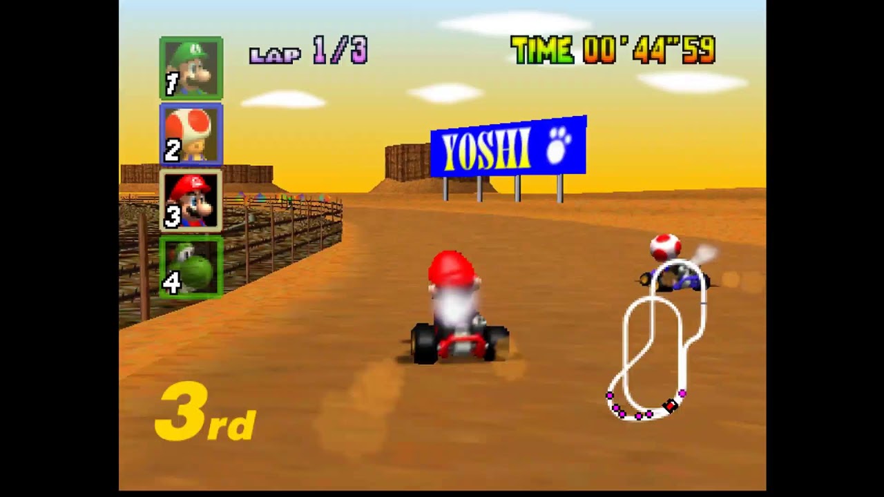 Mario Kart 64 live stream test
