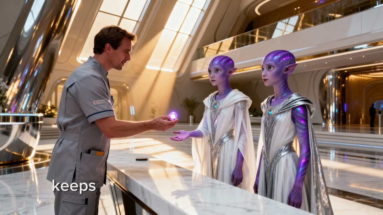 The Human Single Dad Janitor Was Left Alone With the Alien | A Short Sci-fi Story