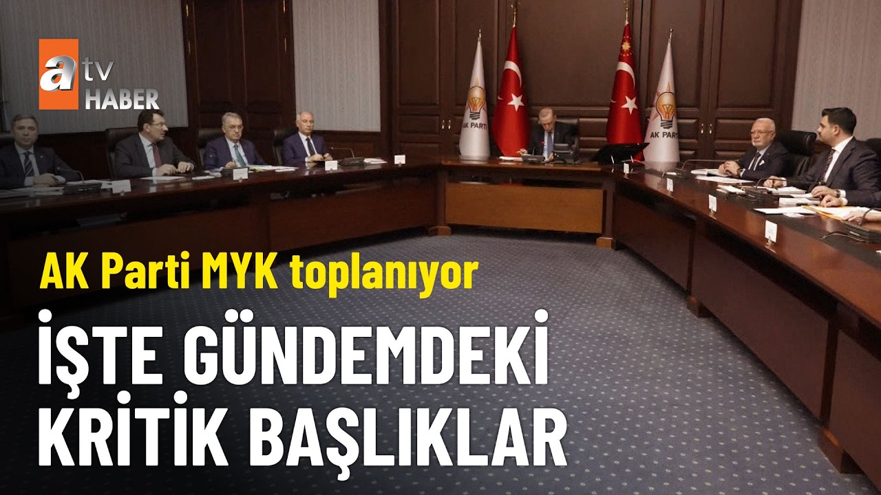 Cumhurbaşkanı Erdoğan parti yönetimini topluyor - atv Ana Haber 8 Şubat 2026