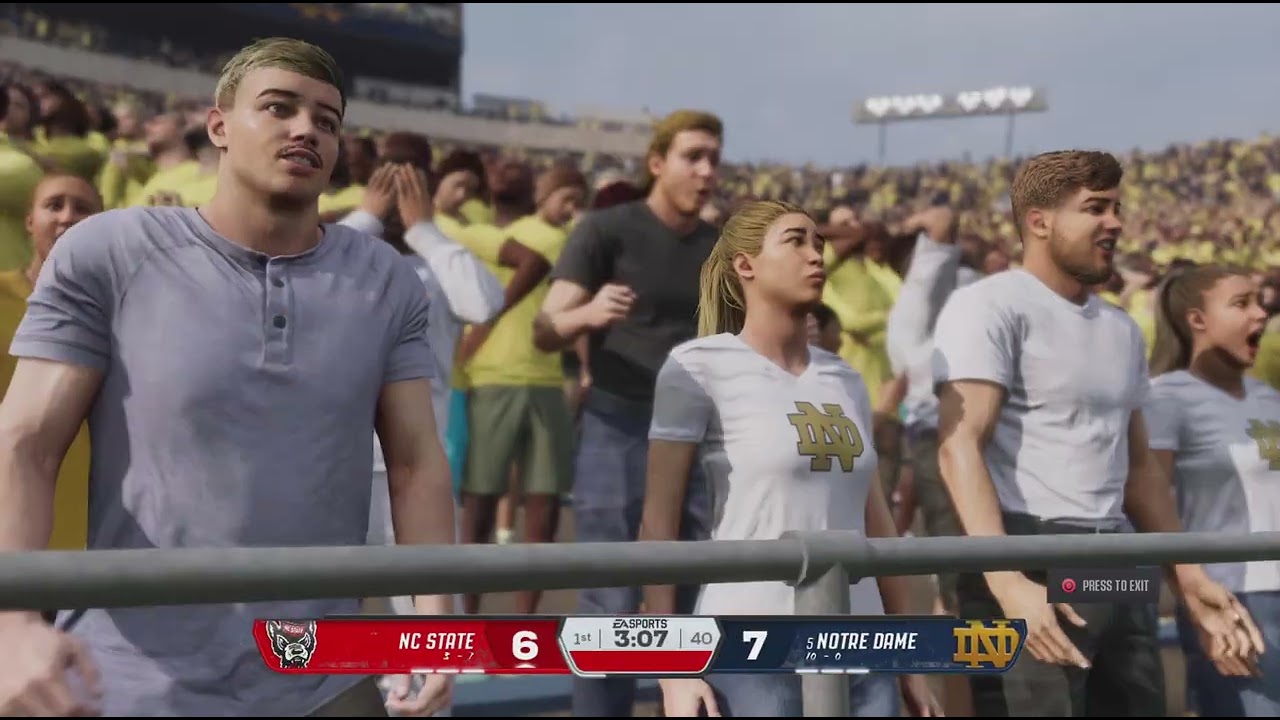 NC State vs #5 Notre Dame 2031 wk13