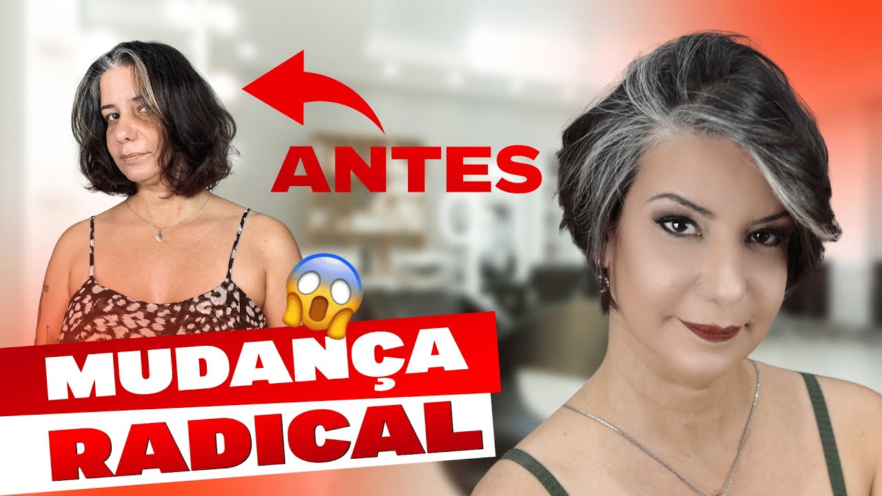 CORTE PIXIE CUT ✂️ | CABELO CURTO TRANSIÇÃO PARA O GRISALHO 🤩 | ESTILO CORTE CURTO FEMININO 2023 ✨