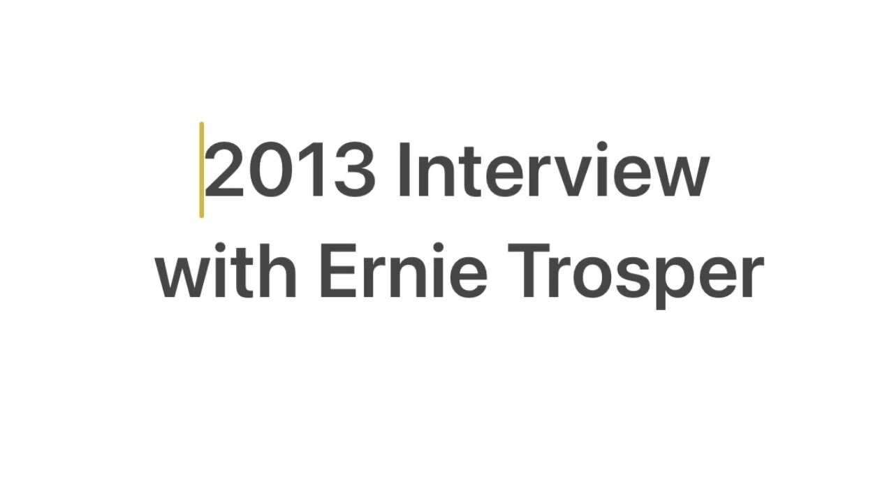 Ernie Trosper