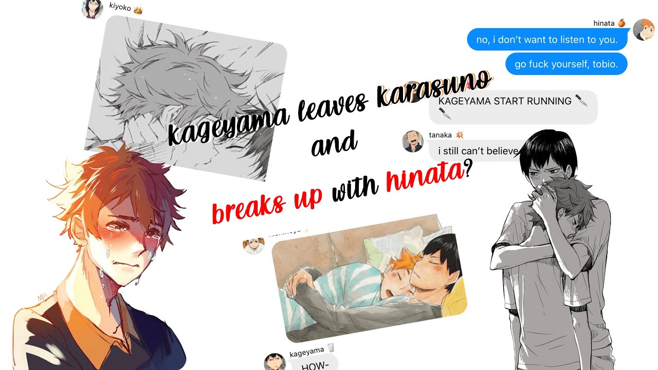 ꕥ kageyama leaves karasuno and breaks up with hinata? | part 1 | haikyuu texts