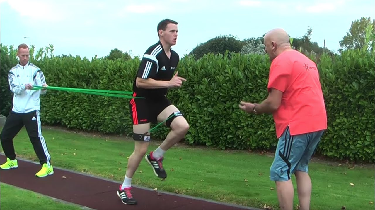 Star Geoghegan & TJ Reid Speed Training using Resistance Bands