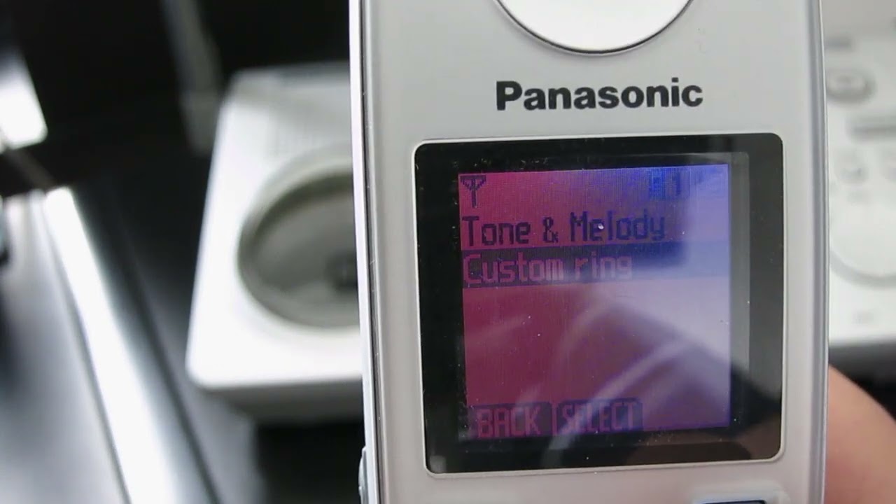 RingerTones on the Panasonic KX-TG5776