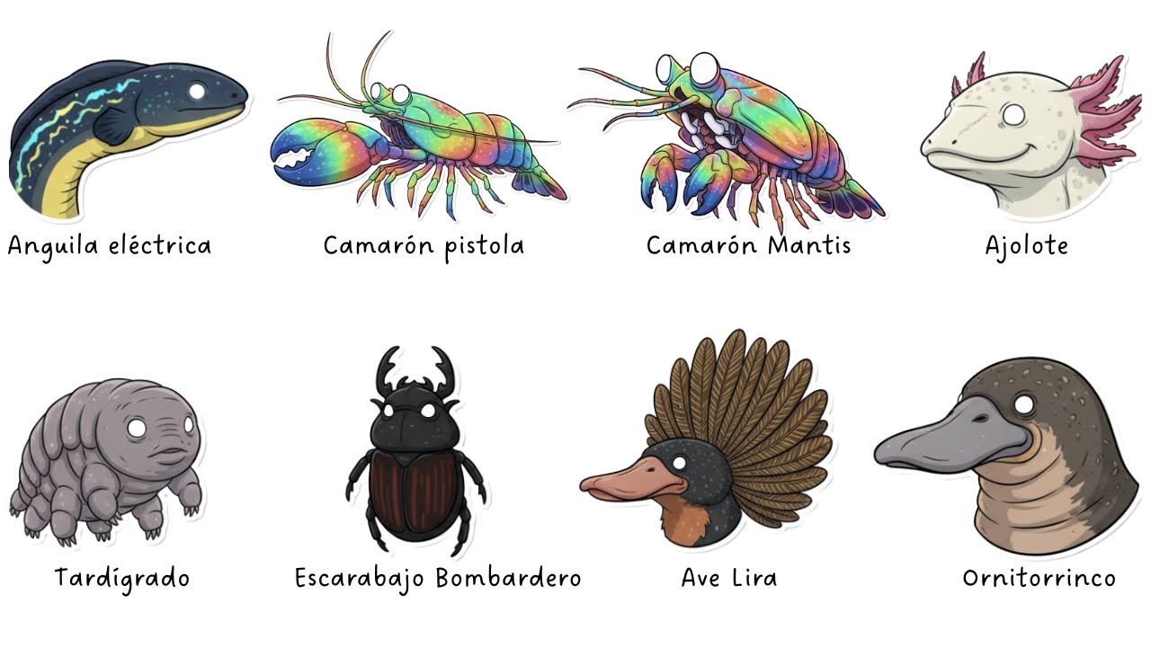 Todos los SUPERPODERES Animales Explicados en 09 Minutos (PARTE 1)