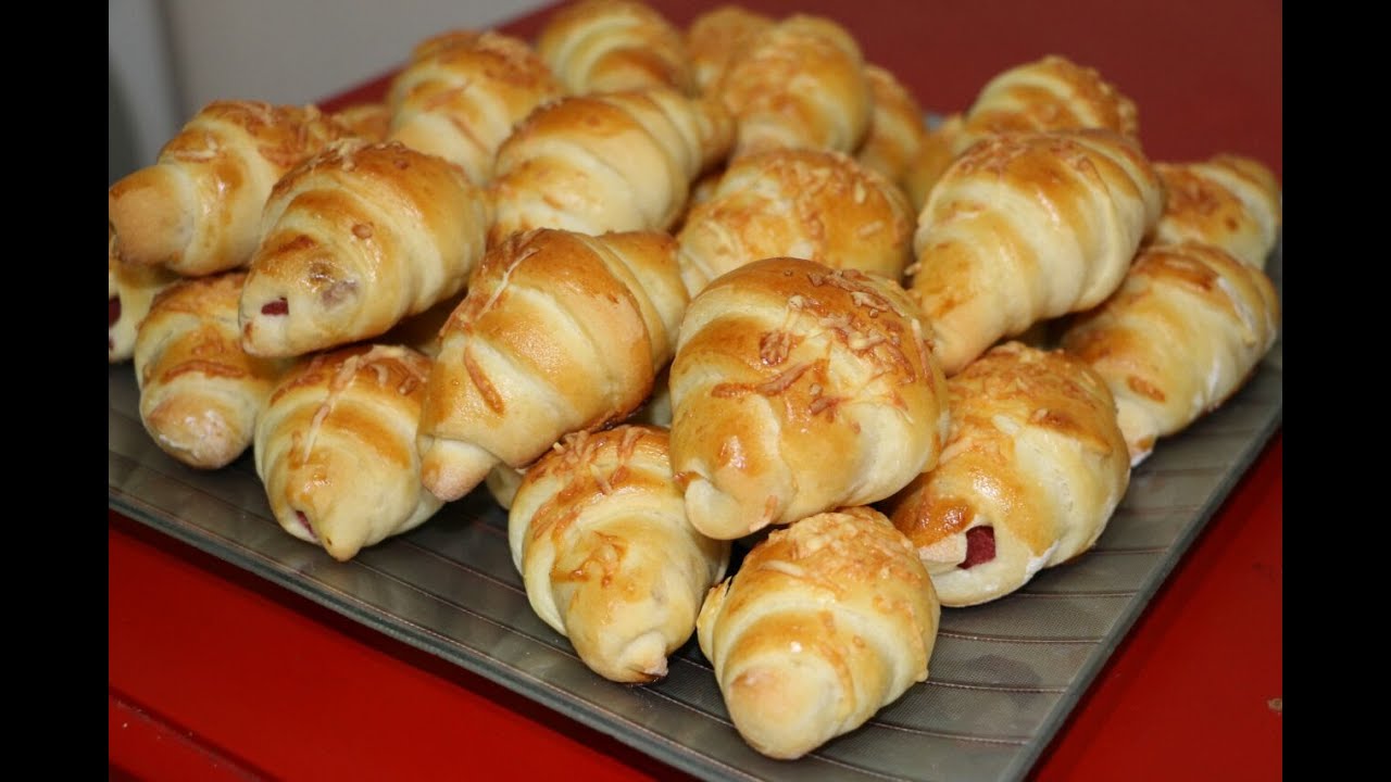 طريقة عمل كرواسون مالح سهل جدا مع طبخ ليلى croissant salé