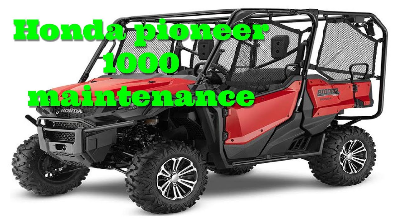 HONDA Pioneer 1000 oil and sub transmission maintenance