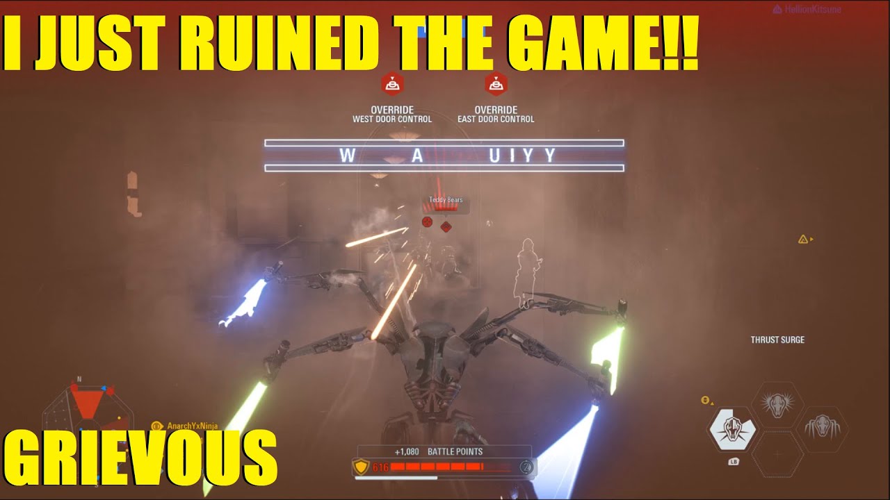 I JUST RUINED THIS MATCH FOR MY TEAM!😥🤣 General Grievous slaughter - Star Wars Battlefront 2