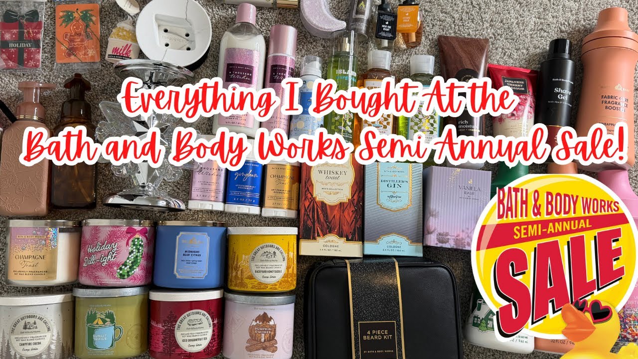 Everything I Got At the Bath and Body Works Semi-Annual Sale! Winter 2025/2026!