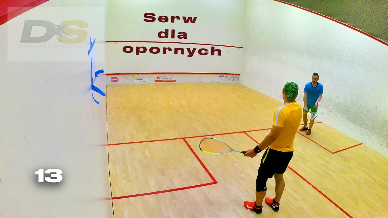 Squash - serw dla początkujących ★☆☆☆☆