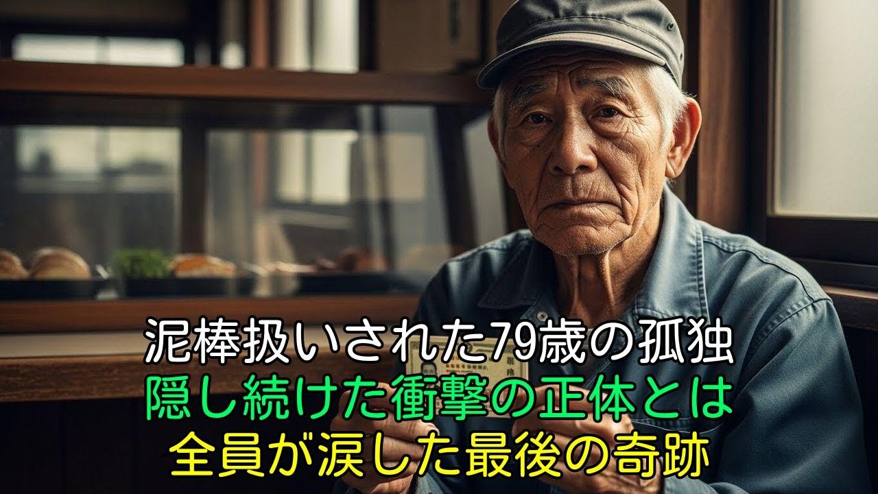 【涙腺崩壊】駅で泥棒扱いされた80歳の清掃員。彼が隠し続けた「衝撃の正体」を知った瞬間、店中が青ざめ涙が止まりませんでした。