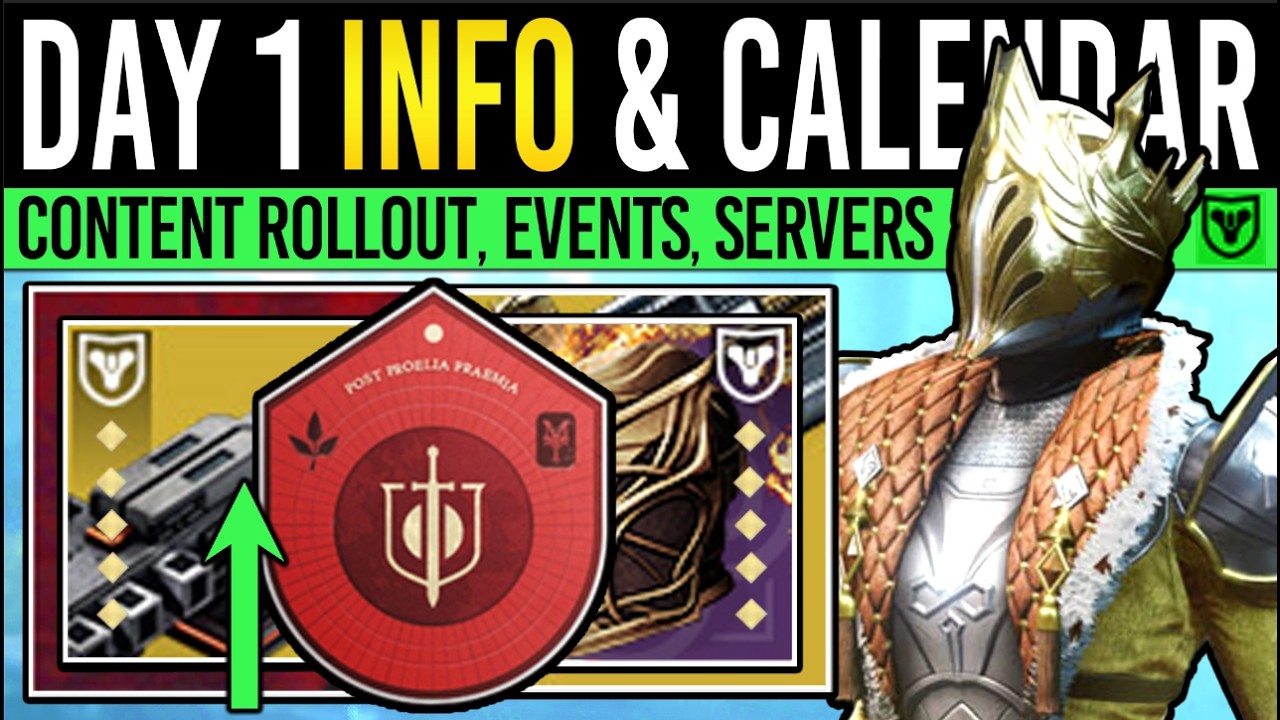 Destiny 2: MONUMENT SLAM & LAUNCH CALENDAR! Event Timelines, Day 1 Info, New Vendors, Loot Pools