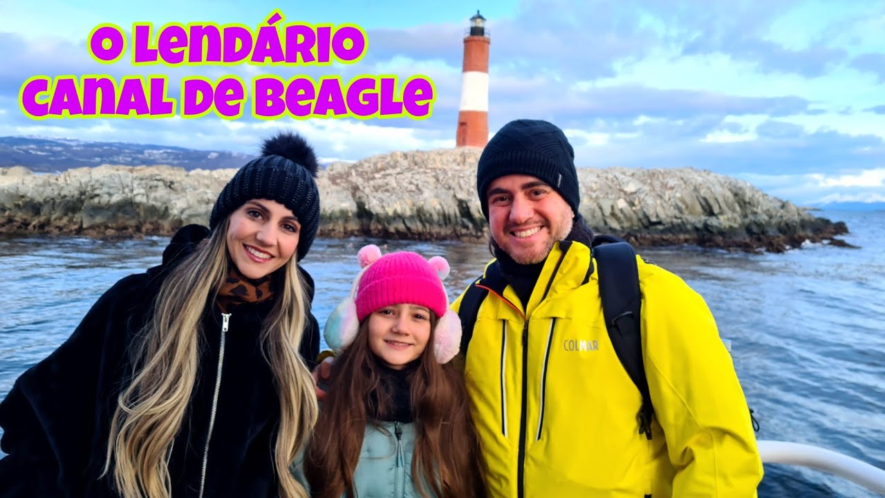 Passeio de barco no Canal de Beagle em Ushuaia, Argentina