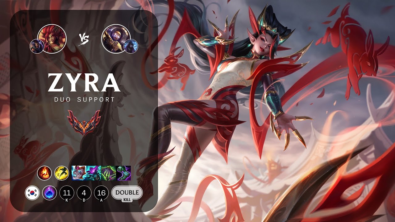 Zyra Support vs Blitzcrank - KR Grandmaster Patch 14.4